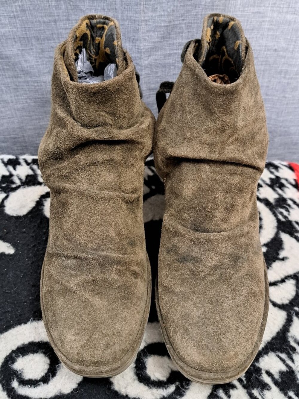 Fly London Yip Suede Wedge Ankle Booties Womens US Size 7 EU 37 - Picture 3 of 12